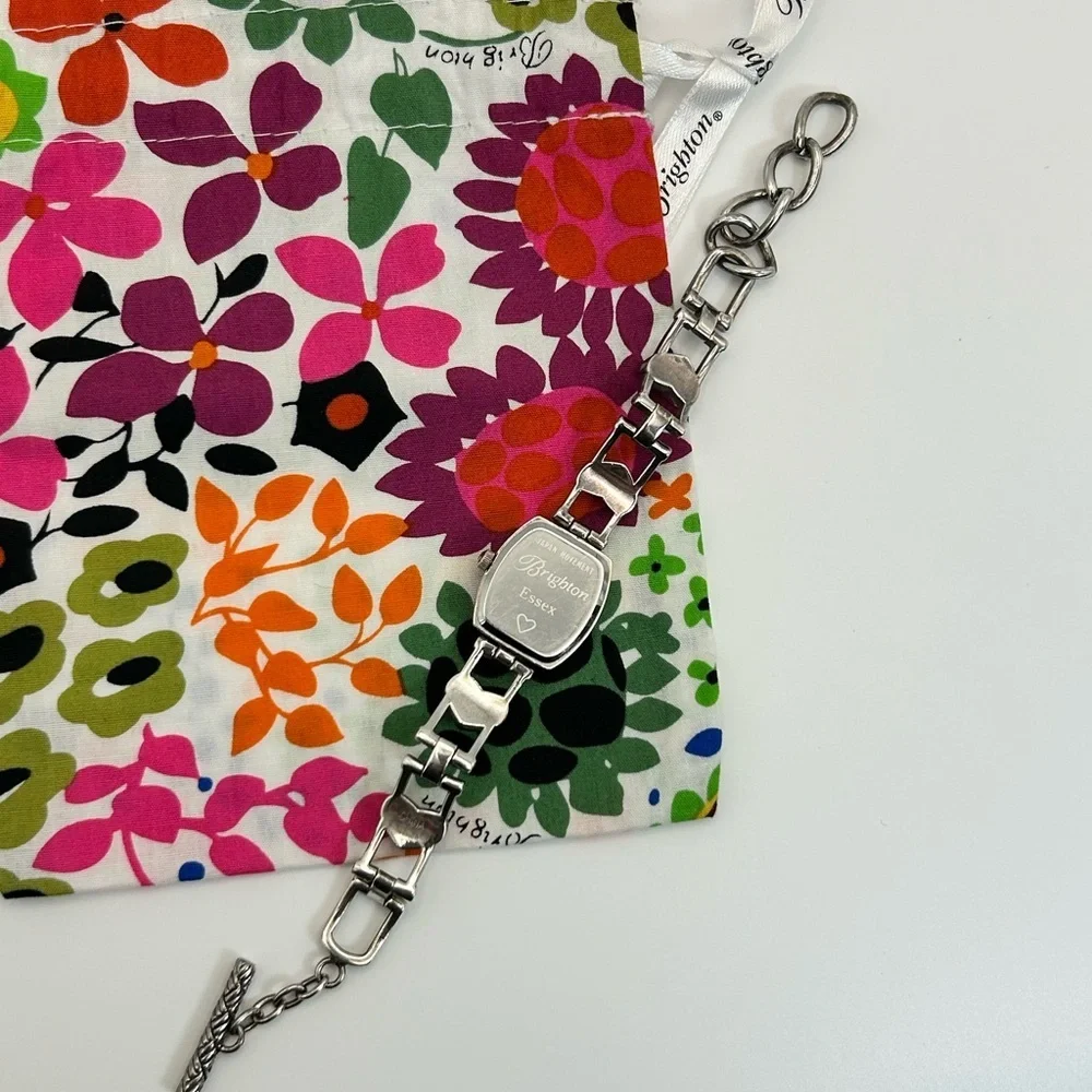 Brighton Essex Watch Rectangle Heart Links 8